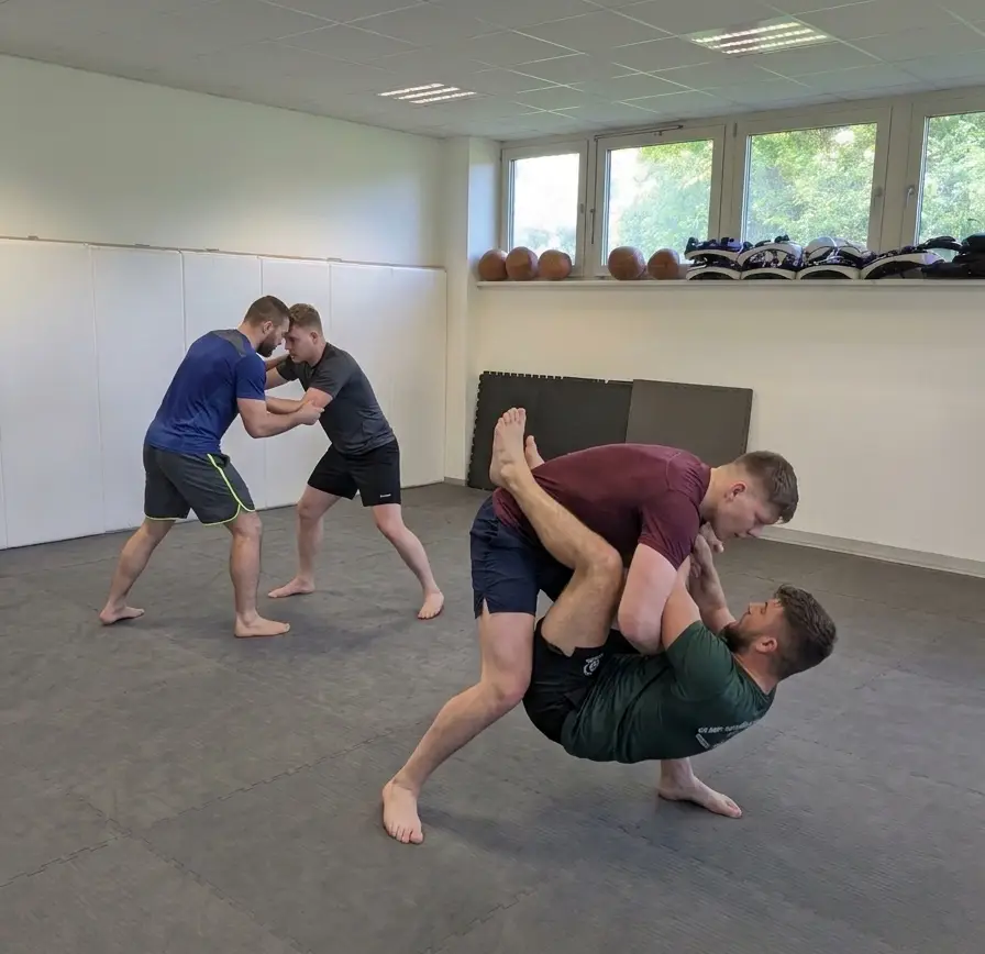 MMA wrestling drill
